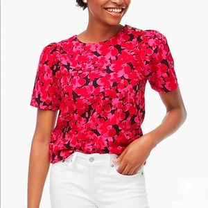 NWT J. Crew puff sleeve top